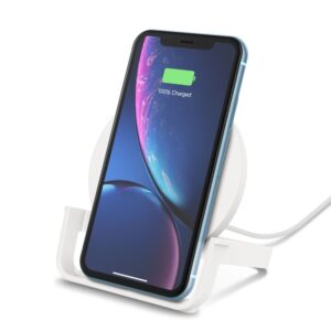 Belkin Wireless Charging Stand White 10W Ασύρματη Βάση Φόρτισης