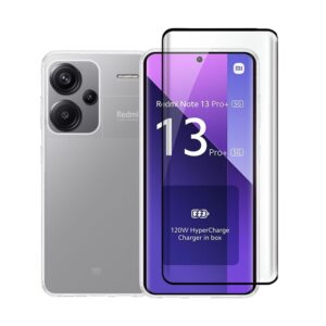 Redshield Xiaomi Redmi Note 13 Pro+ 5G TPU & 3D Curved Full Face Tempered Glass Θήκη Κινητού & Προστατευτικό Οθόνης